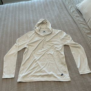 NWOT Trunks Surf & Swim Co. Men's UPF 50+ Stretch Hoodie Men White Medium SPF